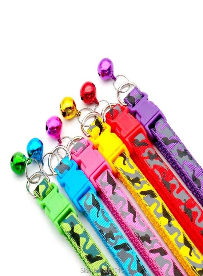 KittuPet طوق ومقود قابل للتعديل من النايلون للحيوانات الأليفة من Kittupet، مناسب للقطط والجراء. قد يختلف اللون. مقاس 10 مم. - Image 4